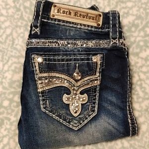 Rock Revival Yui Boot Jeans Size 24